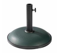 Marbueno Base pour Parasol Ronde Ciment 36x29,5 cm 11kg Vert Jardin Piscine Terrasse 10443