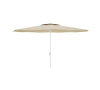 Marbueno Parasol Beige Polyester Acier Ø 270 cm