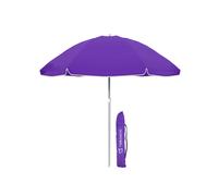 Marbueno Parasol Nylon Acier Avec Housse Violet 180 cm Jardin Piscine Plage MARBUENO SUMMER 10094M