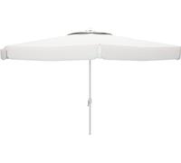 Marbueno - Solskærm Blanc Polyester Aluminium, Ø 300 cm | Protection UV | Résistant aux intempéries, Coloré, Plastique