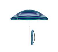 Marbueno Sombrilla Oxford Aluminium 220 cm Rayures Bleues 10111RY2
