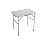 Marbueno SUMMER 10012B Table pliante blanche en aluminium 60x45x25/60 cm avec hauteur réglable pour jardin, plage, camping