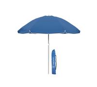 Marbueno SUMMER 10094A Parapluie Nylon Acier Bleu 180 cm avec Housse pour Jardin Piscine Plage