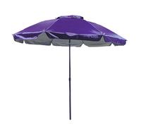 Marbueno Summer 10471 - Parapluie en acier 6 baleines D160 cm Nylon violet pour jardin, piscine et plage