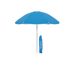 Marbueno SUMNER 10109A Parasol Oxford Aluminium Bleu 180 cm pour Plage Jardin Camping