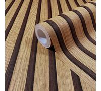marburg Papier peint aspect bois - Panneaux acoustiques - Effet 3D - Papier peint non tissé - Pour salon, chambre à coucher - 6 x 0,53 m - Fabriqué en Allemagne