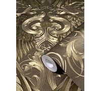 marburg Papier peint non-tissé Doré Ornament Glööckler Imperial de pour chambre de mouton salon ou cuisine Qualité supérieure 100% Fabriqué en Allemagne 10,05 x 0,70m