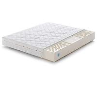 Marcapiuma - Matelas Latex 150x190 haut 20 cm - SEVENLIFE 20 - Orthopédique 7 zones H2 Moyen Revêtement SILVER Amovible Antiacarien Anallergique respirant Lavable Certification euroLATEX