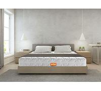 Marcapiuma - Matelas Mémoire de forme Soia Bio 90x190 haut 21 cm - RAINBOW PLUS - 5 zones confort H3 Ferme Housse SILVER amovible Antiacarien Anallergique