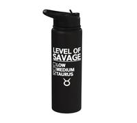 Marchandise amusante du Taureau | Superbe design de signe du zodiaque Stainless Steel Insulated Water Bottle