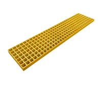 Marche d’escalier Industrielle en caillebotis FRP 270 x 1200 x 38 mm, Marche en Fibre de Verre résistante à la Corrosion pour Usage Industriel et Commercial