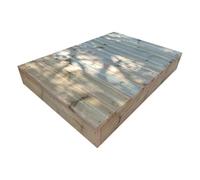 Marche Modulable- Marche Bois pour la création de votre Marche ou Escalier de Jardin en les empilant - Vinuovo (8 planches 116 cm, 60 cm)