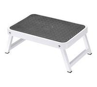 Marche pied 1 marche pliant en acier pour enfant Hailo One Step Blanc G