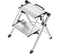 Marche Pied 2 marches Pliable antidérapant en Aluminium Hailo Mini Comfort