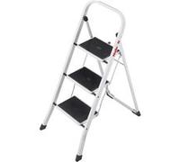 Marche pied 3 marches pliable antiderapant en acier Hailo K20 G