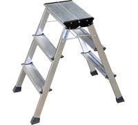 Marche-pied pliable à roulettes 2X3 Krause Rolly Krause 130068 Hauteur de travail (max.) (détails) 2.65 m