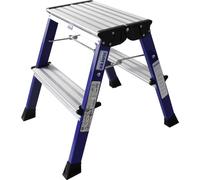 Marche-pied pliable à roulettes Krause, bleu Krause 130082 Hauteur de travail (max.) (détails) 2.45 m