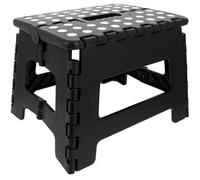 Marche pied pliable Tabouret Pliant Max 150kg Noir