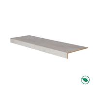 Marche rénovation d'escalier stratifié light grey 1000 x 300 x 56 mm - PEFC 70% FORESTEA Dimensions : 1000 mm x 300 mm x 5.6 mm