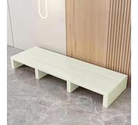 Marchepied antidérapant pour personnes âgées, hauteur 11/15 cm, motif fleurs blanc crème, chaise et banc polyvalents, pour balcon, robuste et sûr, 100 x 30 x 15 cm