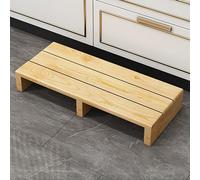 Marchepied en bois massif, hauteur, plateforme d'entrée antidérapante, repose-pieds léger pour lits hauts, banc à chaussures en pin durable, utilisation en intérieur et en extérieur