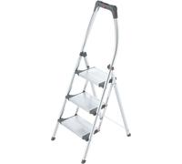 Hailo Marchepied LivingStep Plus - 3 marches - pliable en aluminium - 2,50 m