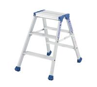 Marchepied Platinium double 2x3 marches 2,67m Aluminium TUBESCA-COMABI