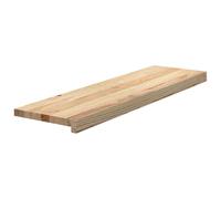 Marches d'Escalier en Chêne Massif Non Traité, 8 Pièces, 90x30x2 cm | Bois robuste et durable, surface lisse facile à entretenir, idéal rebord de fenêtre, chêne naturel non traité, charme