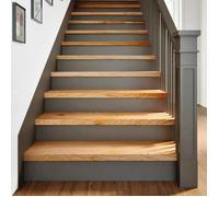 Marches d'escalier - vidaXL - Chêne massif - Marron clair - 90x25x2 cm