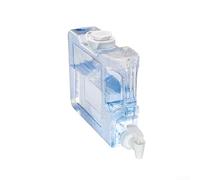 Marchfunny Récipient de conservation de l'eau avec robinet 3-7,5 L Bleu transparent Distributeur de boissons pour réfrigérateur, maison, cuisine (3 L)