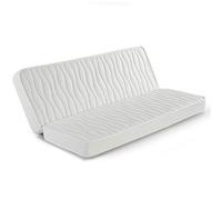 marcKonfort Matelas clic clac 130x200 pour canapé-lit, 13cm de Hauteur,Tissus strecht avec Rivet de sécurité.