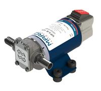 MARCO UP3-R 12 V Pompe réversible à engrenages en bronze pour diesel 15 l/min avec interrupteur intégré, bleu