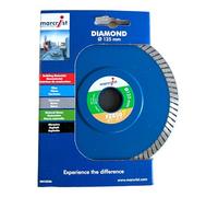 MARCRIST Disque Diamant 125mm FZ850 pour grès cérame épais - 125 x 22,23mm