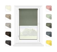 MARDOM Stores Enrouleurs pour Fenêtres sans Perçage Sauge 215 x 117.5 cm - Stores Enrouleurs Klemmfix - Mini-Stores Enrouleur pour Fenêtres sans Perçage