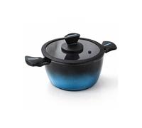 MARE Faitout Induction en Acier Forgé 20 cm, Antiadhésif sans PFOA, Tous Feux Mare Bleu