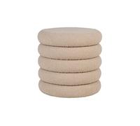 Lisa design Pouf Marely - Beige