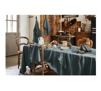 MARGAUX - Nappe Rectangulaire 170x250cm Lin Lavé Coloris Ardoise - Altobuy Gris G