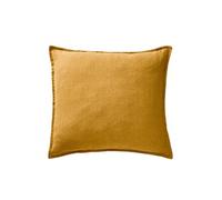 MARGAUX - Taie d'Oreiller 60x60cm Lin Lavé Coloris Miel -