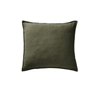 MARGAUX - Taie d'Oreiller 60x60cm Lin Lavé Coloris Thym -