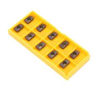Marhynchus 10 Pièces Lames d'insertion en Carbure Outil de Tournage CNC APMT1135PDEr H2 VP15TF Carbure pour les Utilisateurs de Tour, pour Fonte en Acier Inoxydable, Résistant à la Chaleur,