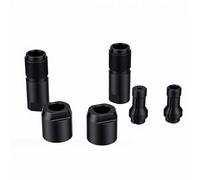 Marhynchus Adaptateur de Mandrin pour Meuleuse Angulaire Filetage M10, | Ensemble de 2 pièces, perçage de haute précision, adapté à l\'usinage de trous profonds