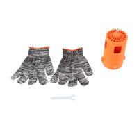 Marhynchus Batteuse à Maïs en Nylon, éplucheur de Maïs Portable de 0 à 67 Mm pour Perceuse électrique avec et nudeur de Permettant d'économiser du Travail pour la Cuisine de la Ferme et de