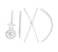 Marhynchus Bras Mobile pour Berceau de bébé Support de Bras de Support Mobile pour Berceau de bébé Matériau ABS Blanc Surface Lisse et Sûre avec Trous de Suspension pour Boîtes à