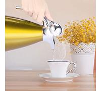 Marhynchus Cafetière en Acier Inoxydable, Pichet Isotherme à Double Paroi, 1,5 L, 2 L pour la Cuisine du Bureau à Domicile (2L)