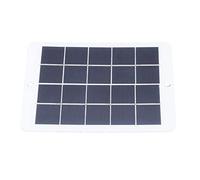 Marhynchus Chargeur de Panneau Solaire, Panneau de Charge Solaire en Silicium Monocristallin 3 W 5 V pour Lumières LED Extérieures Petits Ventilateurs Alimentation Mobile et Utilisation de