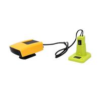 Marhynchus Chauffage d'espace sans Fil Petit Radiateur Portable 200 W Chauffage alimenté par Batterie ABS avec 2 Sorties USB Tête Réglable de 131 à 185 F pour Dégivreur de Voiture d'usine de
