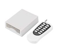 Marhynchus Commutateur de Relais RF sans Fil 12 V 12 Canaux Télécommande émetteur Récepteur 200 à 500 M Modes de Verrouillage Autobloquants Momentanés pour Relais DC