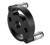 Marhynchus Guide de Perçage Outil de Guidage de Perçage en Alliage d'aluminium avec 3 Manchons de Capacité de 6 Mm, 8 Mm, 10 et 46 pour le Travail du Bois, de Trous Droits, épissage des Bords de