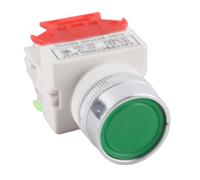 Marhynchus Interrupteur à Bouton-poussoir momentané, Interrupteur à Bouton à Tête Plate de Montage de 22 Mm, Réinitialisation Automatique 220 V 5 A, Résistance d'isolation de 20 MΩ pour le Contrôle