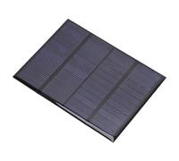 Marhynchus Mini Panneau Solaire époxy Polysilicium 12V 1.5W, Module de Cellules Solaires Portables pour Lampes de Camping, Chargeur de Téléphone, DIY